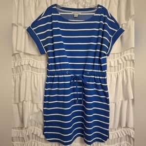 Tommy Bahama Blue and White Striped Dress
